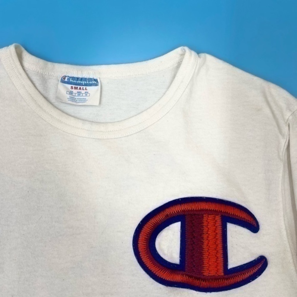 Vintage 90’s CHAMPION Embroidered Tee - Picture 2 of 3